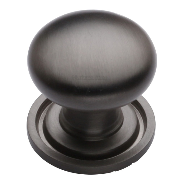 C2240 25-MB • 25 x 25 x 23mm • Matt Bronze • Heritage Brass Mushroom Cabinet Knob